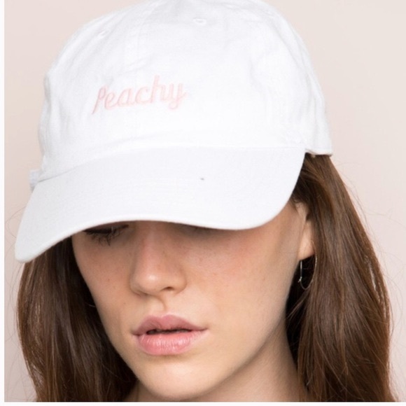 Brandy Melville Accessories - Brandy Melville Peachy Baseball hat / cap